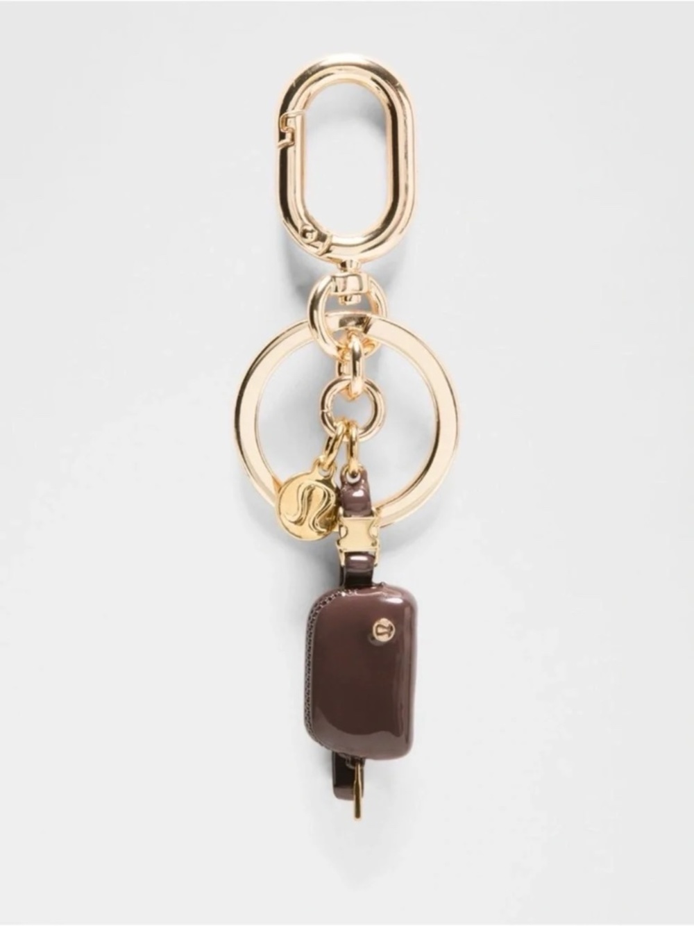 Lululemon Everywhere Belt Bag Charm Keychain, Goodnight Plum/gold New